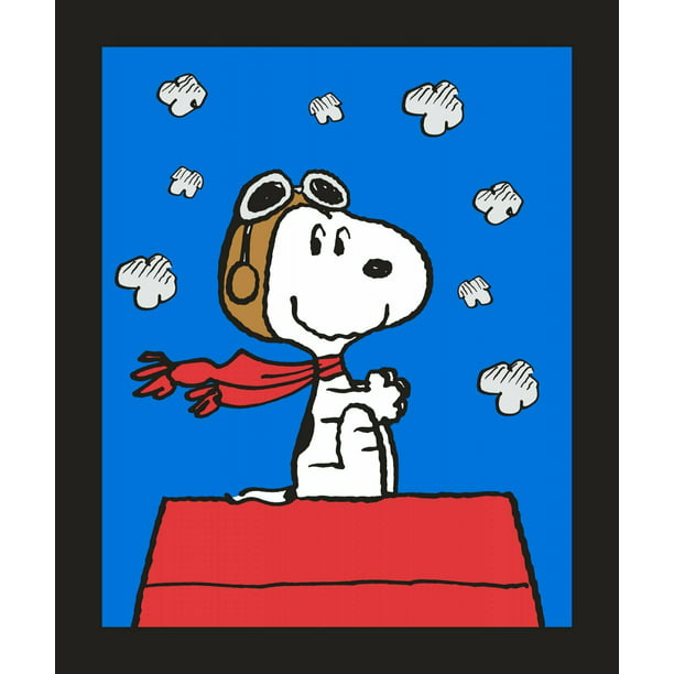 Snoopy red baron house sticker wall safe border cut out 6.5 to 10.5 inch